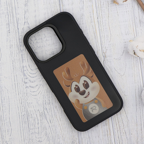 Чехол-накладка для iPhone 16 Pro Max, с экраном, без лого, X-CASE, черный