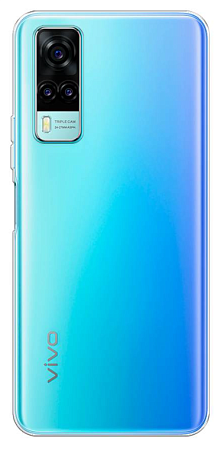 Чехол силиконовый для Vivo Y31 2021/ Y51 2020, X-CASE, прозрачный