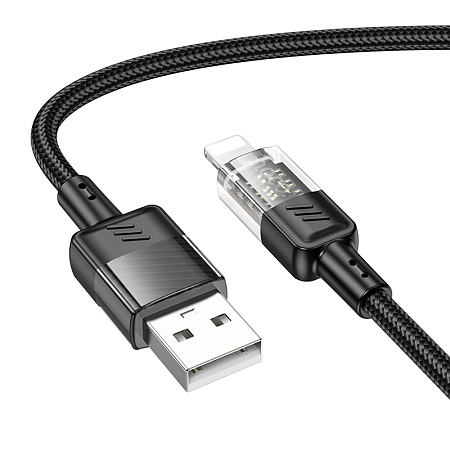 USB   Lightning, HOCO, U129, 1.2,   