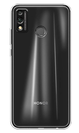 Чехол силиконовый для Honor 9X Lite, X-CASE, прозрачный