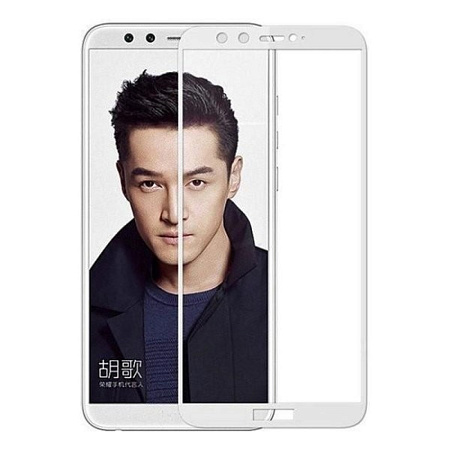 Защитное стекло на Honor 9 Lite, 3D, белый, X-CASE