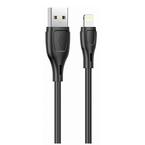 USB дата кабель Lightning, HOCO, X61, силиконовый, черный