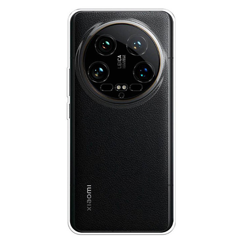 Чехол силиконовый для Xiaomi 14 Ultra, c защитой камеры, X-CASE, прозрачный
