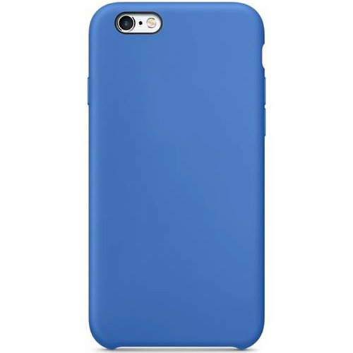 Чехол - накладка для iPhone 6 Plus/6S Plus, Silicon Case, синий