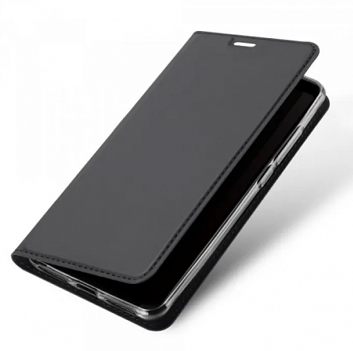 Чехол-книжка для Huawei Y7 (2019)/Y7 Prime (2019)/Enjoy 8 Plus, DU DU, боковой, серый