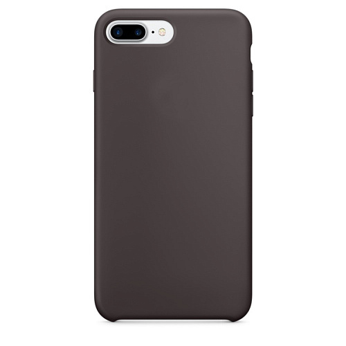 Чехол-накладка для iPhone 7 Plus/8 Plus, Silicon Case, какао