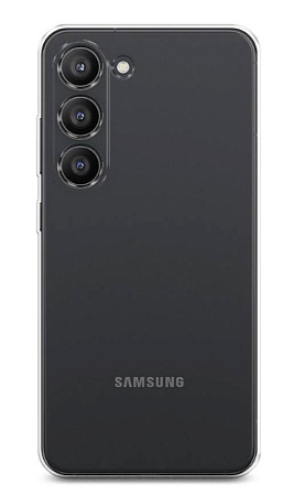 Чехол силиконовый для Samsung Galaxy S23, X-CASE, прозрачный