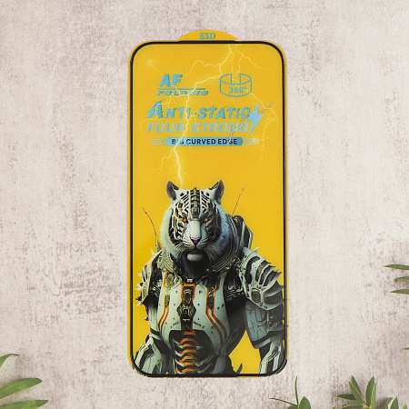 Защитное стекло на iPhone 17 Pro Max, AF 360, прозрачное с черной рамкой, X-CASE