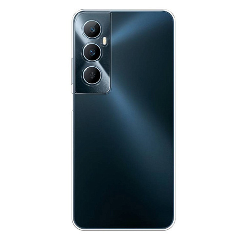 Чехол силиконовый для Realme C65 (4G), с защитой камеры, X-CASE, прозрачный