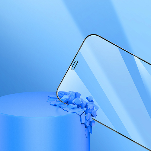 Защитное стекло на iPhone 12 Pro Max (6.7) G777, HOCO, anti-static, черное