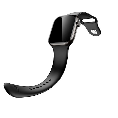 Умные часы Y42 Smart watch Hoco с поддержкой звонков, 2 ремешка в комплекте, черные