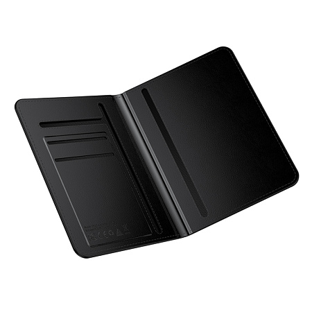 Устройство для поиска вещей E91G, синхронизация с IOS, Носо, в виде обложки для паспорта, черный