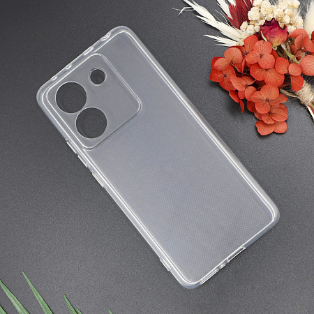 Чехол силиконовый для Xiaomi Poco M7 Pro (5G), с защитой камеры, X-CASE, прозрачный