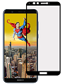 Защитное стекло на Huawei P Smart/Enjoy 7S, 9D, черный, X-CASE