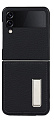 Чехол-накладка для Samsung Galaxy Z Flip 3, DU DU, с подставкой, пластик, черный
