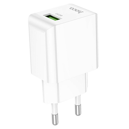 Сетевое зарядное устройство, 1 USB 3.0A (C98A), HOCO, белый