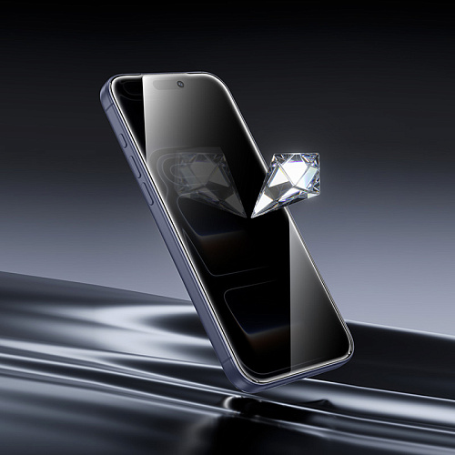 Защитное стекло для iPhone 17 Pro Max, A777 Plus, HOCO, антишпионское, черное