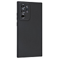 Чехол силиконовый для Samsung Galaxy Note 20 Ultra, с микрофиброй внутри, с защитой камеры, X-CASE, черный