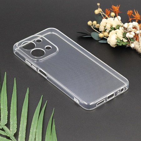 Чехол силиконовый для Xiaomi Redmi 15C (4G), c защитой камеры, X-CASE, прозрачный