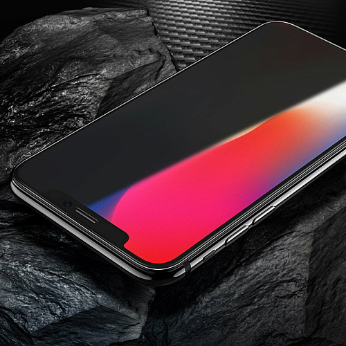 Защитное стекло на iPhone X/XS/11 Pro (A13), HOCO, Shatterproof edges Anty-SPY, glass черное