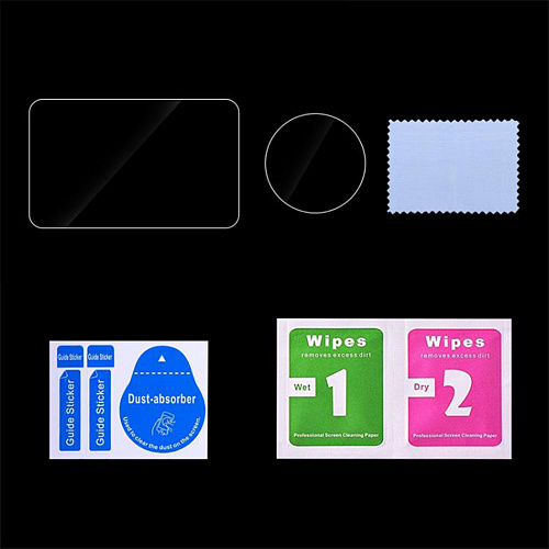 Защитное стекло 2 в 1 для экрана и объектива экшн камеры DJI Osmo 360, PULUZ