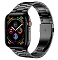 Ремешок на руку для Apple Watch 38/40/41 мм, стальной, черный