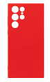 Чехол силиконовый для Samsung Galaxy S22 Ultra, good quality, с защитой камеры, X-CASE, красный