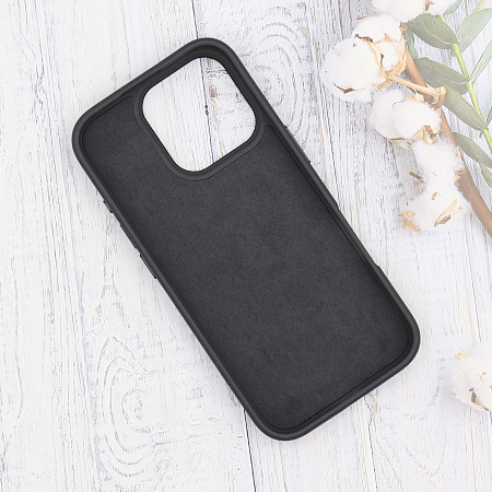 Чехол-накладка для iPhone 16 Pro, с экраном, без лого, X-CASE, черный