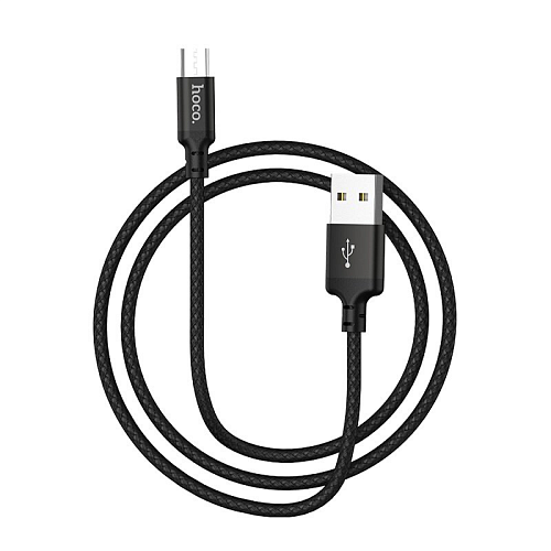 USB Кабель Micro, HOCO, X14, колба, черный