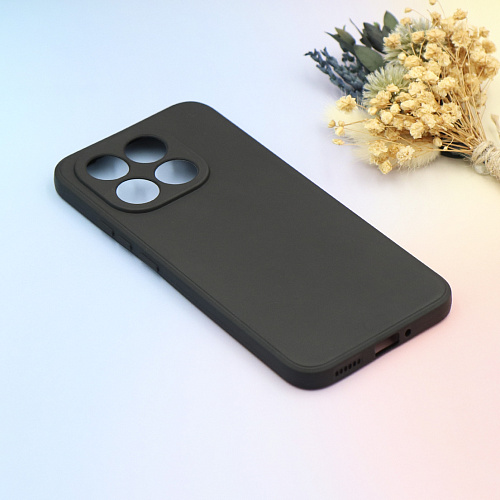 Чехол силиконовый для Xiaomi 15T (5G)/15T Pro, с микрофиброй внутри, с защитой камеры, X-CASE, черный