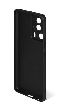 Чехол силиконовый для Xiaomi 13 Lite, с защитой камеры, X-CASE, черный