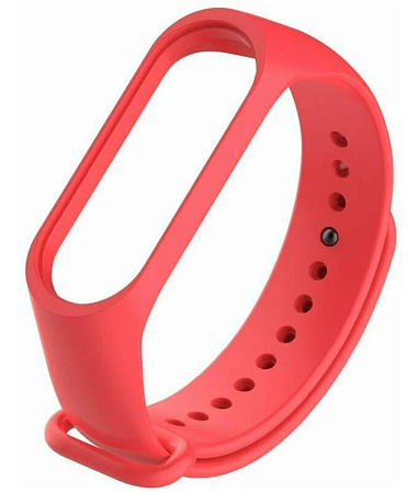 Ремешок на руку для Mi band 3/4, силиконовый, красный