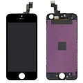 Дисплей iPhone 5S в сборе с тачскрином (черный), LCD