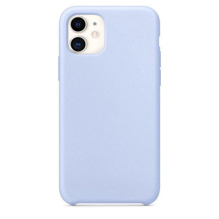 Чехол - накладка для iPhone 11 Pro Max, Silicon Case, светло-голубой