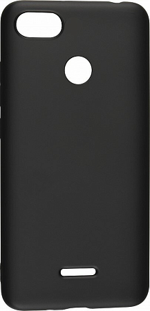 Чехол силиконовый для Xiaomi Redmi 6, черный (под ориг.)