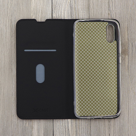 Чехол-книжка для Xiaomi Redmi 9A/Redmi 9i/Redmi 9AT, X-CASE, боковой, черный