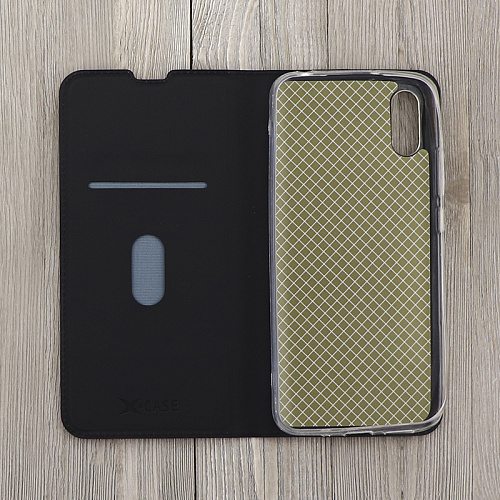 Чехол-книжка для Xiaomi Redmi 9A/Redmi 9i/Redmi 9AT, X-CASE, боковой, черный