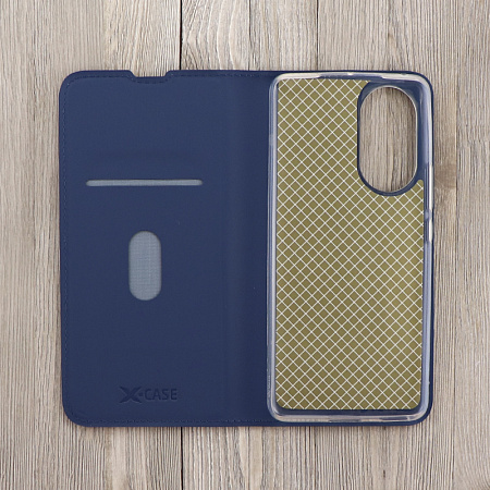 Чехол-книжка для Huawei Honor 50, X-CASE, боковой, синий