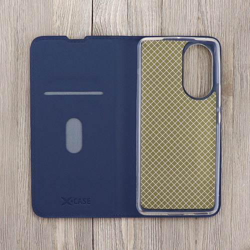 Чехол-книжка для Huawei Honor 50, X-CASE, боковой, синий
