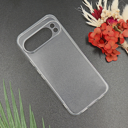 Чехол силиконовый для Google Pixel 10 Pro XL, с защитой камеры, X-CASE, прозрачный