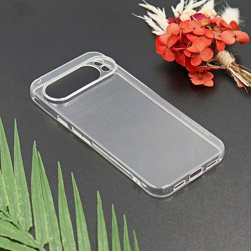 Чехол силиконовый для Google Pixel 10 Pro XL, с защитой камеры, X-CASE, прозрачный