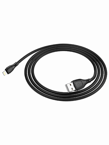 USB дата кабель Lightning, HOCO, X61, силиконовый, черный