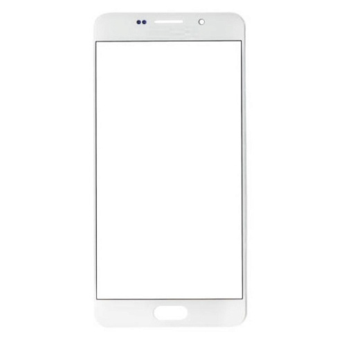 Защитное стекло на Samsung A710F, Galaxy A7 (2016), с загибом, белое, X-CASE