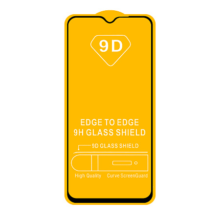 Защитное стекло на Xiaomi Redmi 9/9T/Poco M3/ 9 Prime/9 Power, 9D, черный, X-CASE