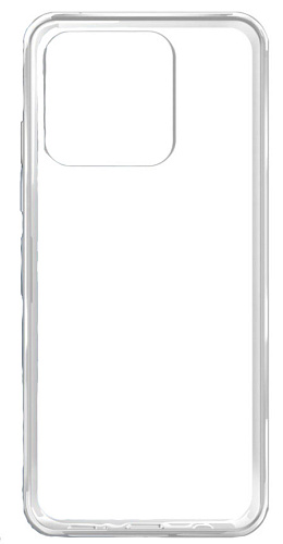 Чехол силиконовый для Xiaomi Redmi 10C/Poco C40, X-CASE, прозрачный