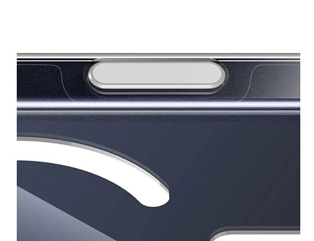 Чехол для iPhone 17 Pro, PC+TPU, Магнитный (MagSafe), AS4, HOCO, прозрачный