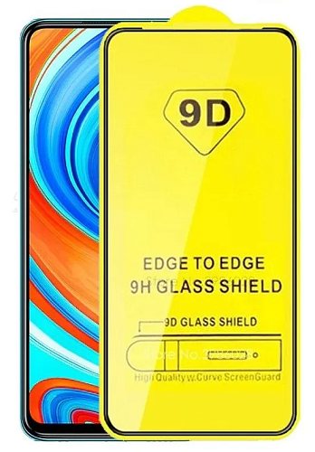Защитное стекло на Realme 7 Pro/X7, 9D, черное, X-CASE
