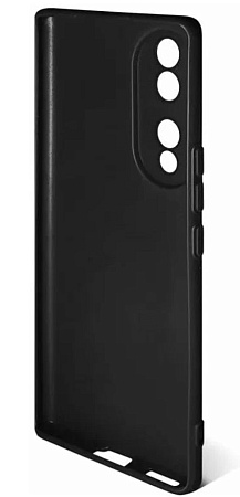 Чехол силиконовый для Honor 70, с защитой камеры, X-CASE, черный