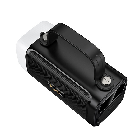 Универсальный Доп. Аккумулятор 40000mAh, J174, HOCO, выход: 1 USB (22.5), 1 PD (20W), с двумя лампами, черный