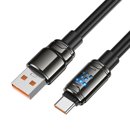 USB Кабель Type-C, HOCO, U143, 1.2 метра длина , цвет черный